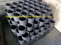 High-density and durable vacuum aluminized graphite crucible for induction furna