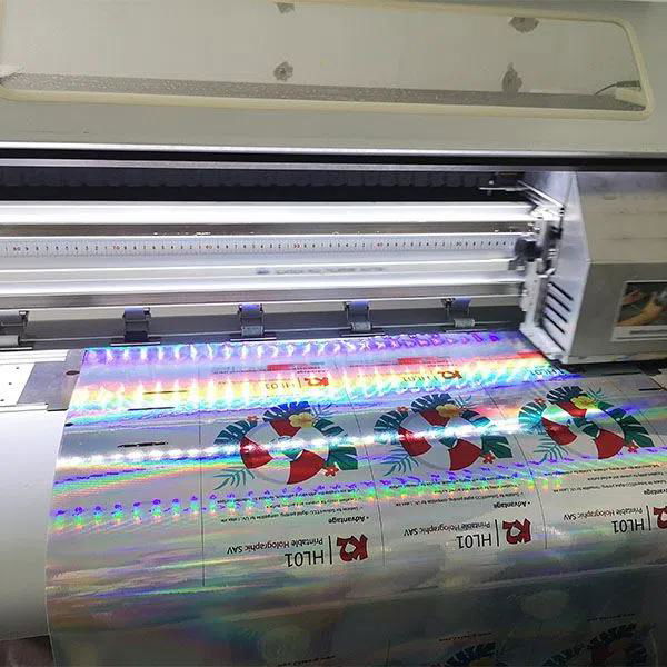 Printable Holographic Vinyl Laser Chrome Holographic Rainbow Adhesive Film 5