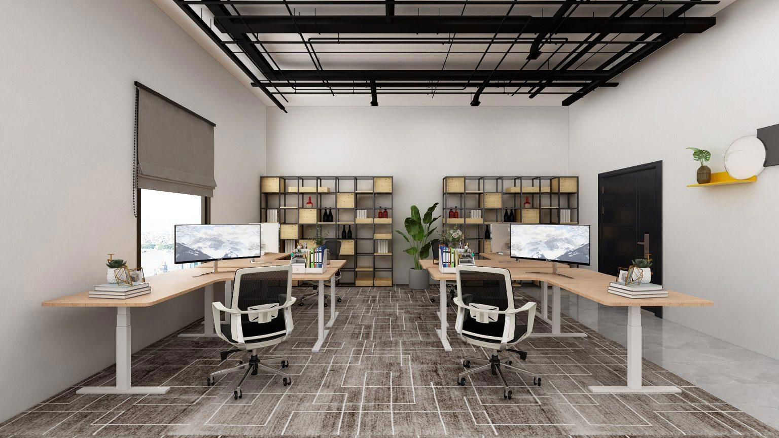 Cost effective standing desk single dual motorized sit to stand table