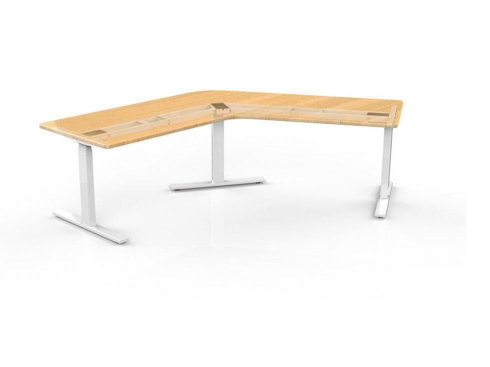 Cost effective standing desk single dual motorized sit to stand table 2