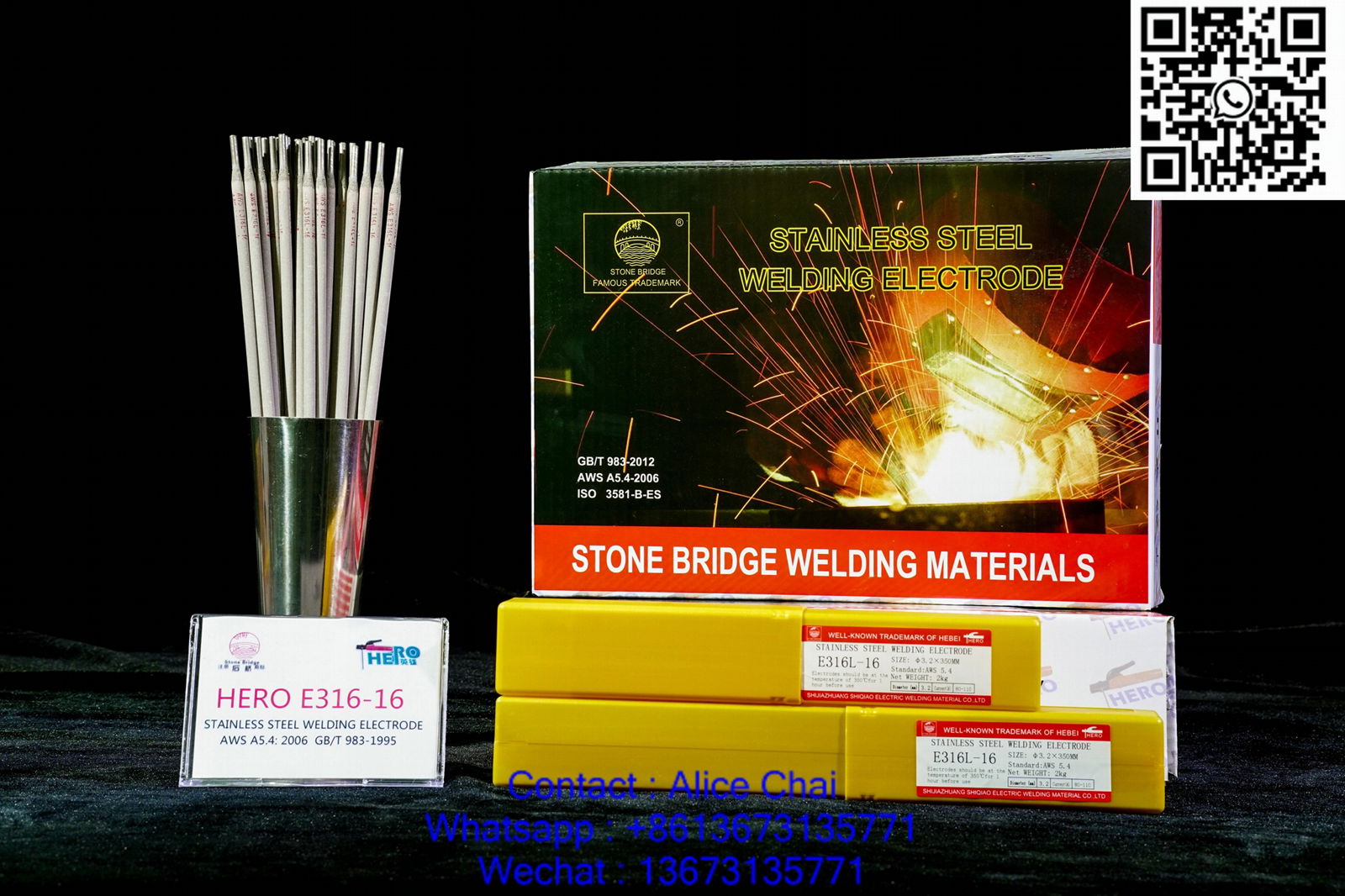 Stainless steel welding electrode E316L-16 5