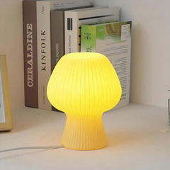 Vintage Korean INS girl tulip decorated glass lamp atmosphere sense glass bedroo