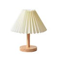 Pleated table lamp bedroom bedside