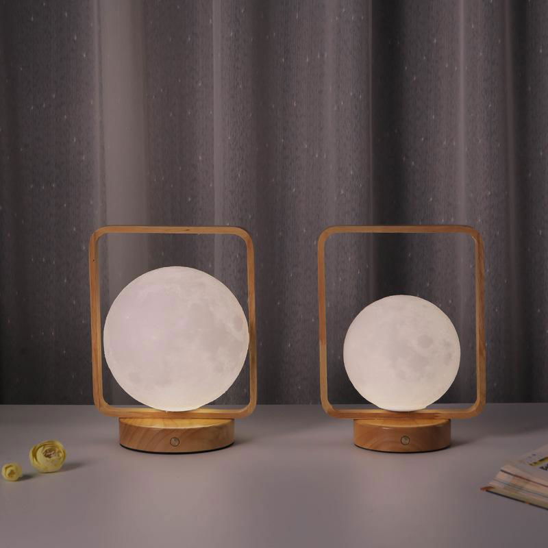 Moon light 3D printing moon charging night light 2