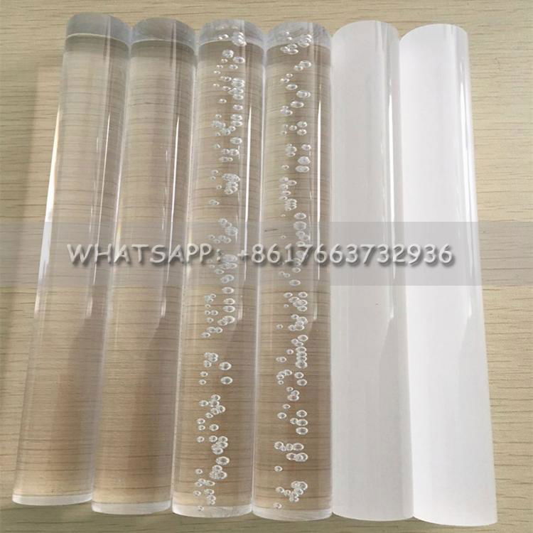 Hot sale high quality transparent colored plexiglass pmma acrylic rod and tube  4