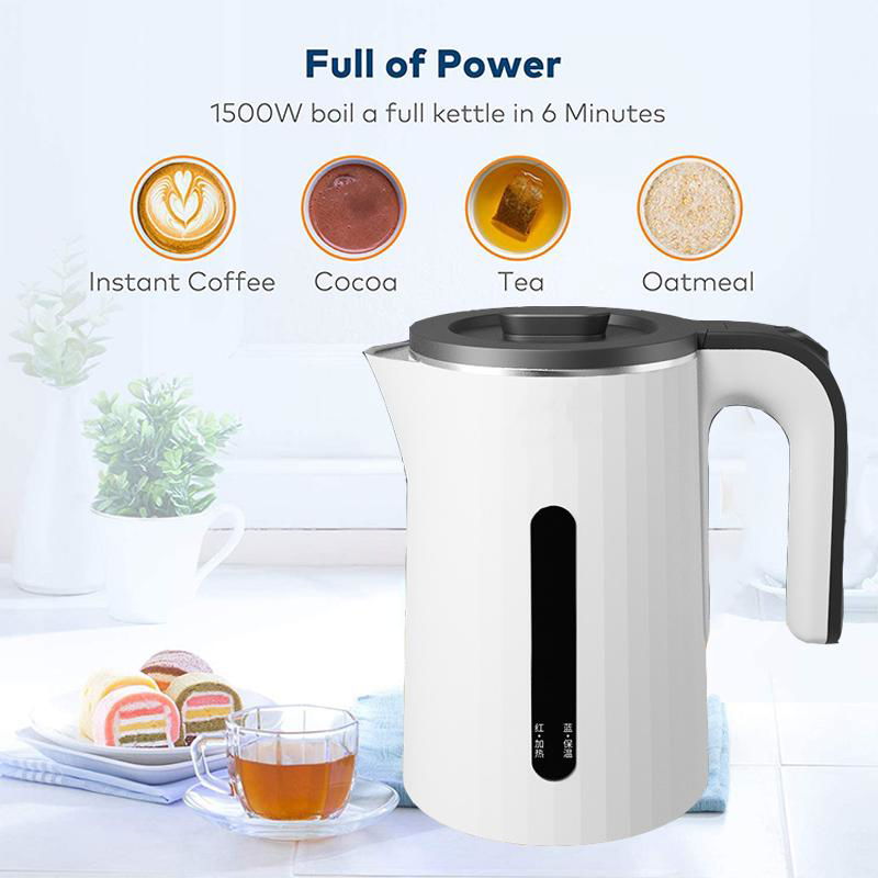 1.8L 1800W Double Wall Safe Simple to use Electric kettle 4
