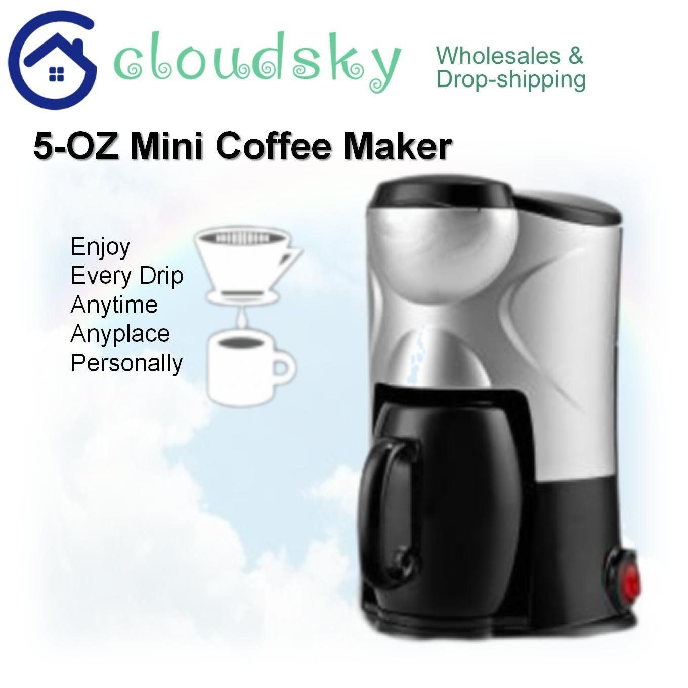 5-oz Mini Coffee Maker Brew Switch in 3 mins 3