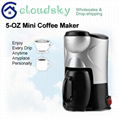 5-oz Mini Coffee Maker Brew Switch in 3 mins