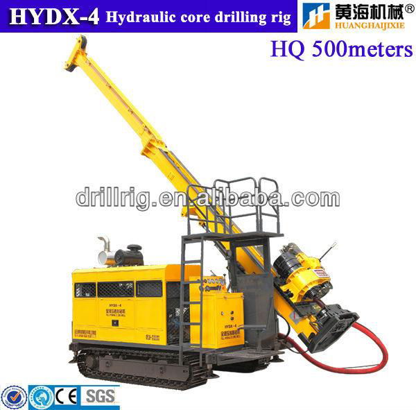 Full Hydraulic diamond core drilling rig HYDX-4 with 1000m capacity