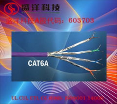 盛洋科技供應優質純銅FFTPCAT6A超六類網絡線