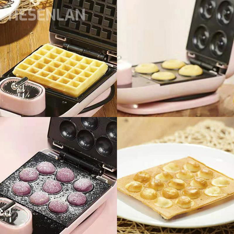 Portable breakfast and snack toaster Waffle maker 5