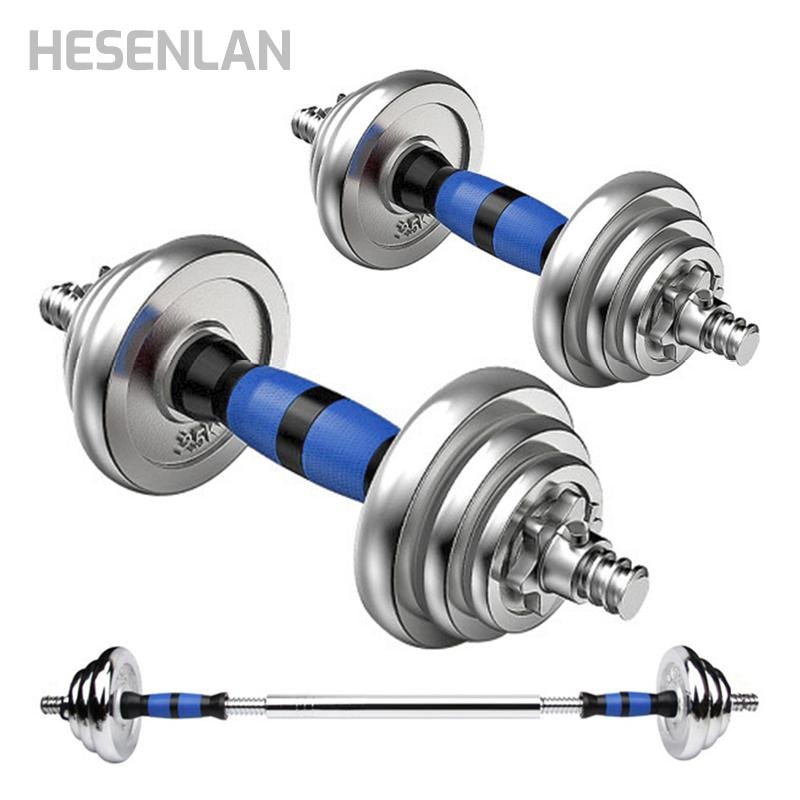Dumbbells and barbell combinable set / Fitness - Bodybuilding equipment 2