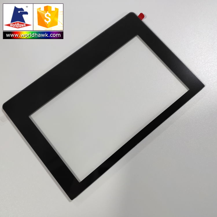 Hard and wear resistant tempering B270 glass with black paint