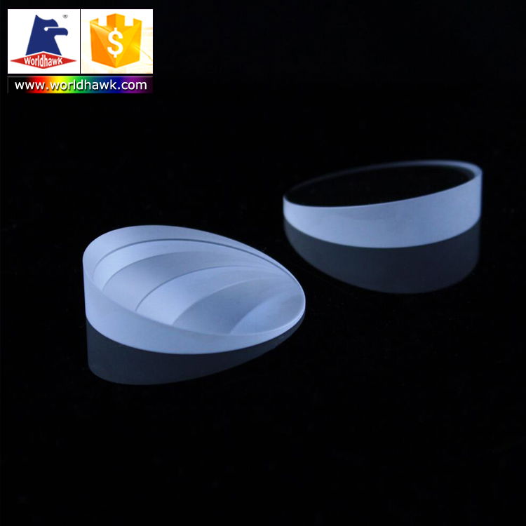 Fused silica round square wedge prism wedge windows