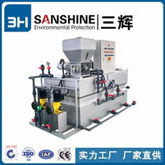 CE Marked Automatic Dry Chlorine Flocculants PAM PAC Polymer Powder Dosing Machi