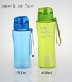 Food Grade BPA Free 450ml  plastic sports water bottle