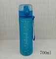  Food Grade BPA  plastic PC sports  water bottle,space cup