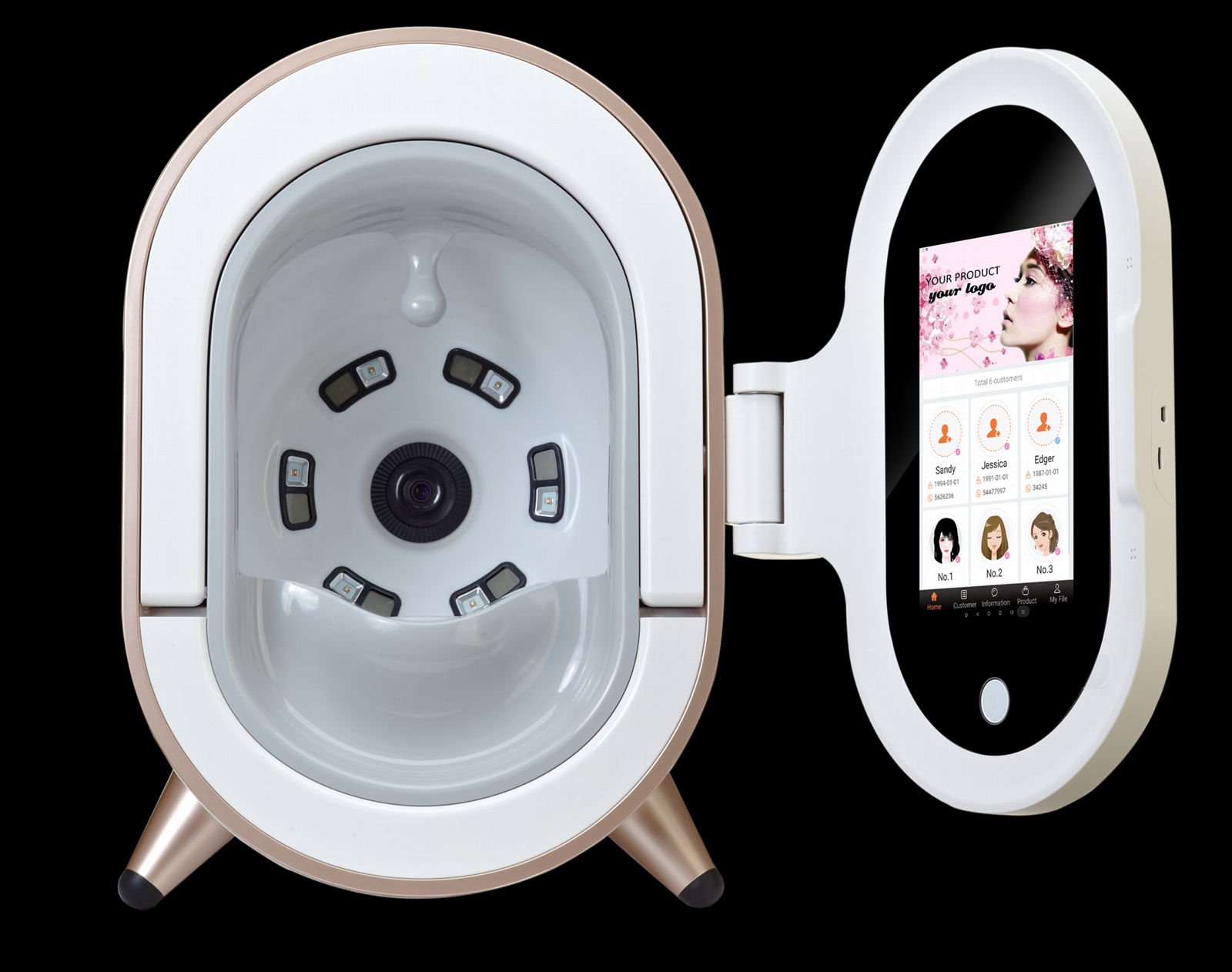 Hi-Tech Magic Mirror Skin Analyzer Dermoscopy Digital Device Portable Dialysis  2
