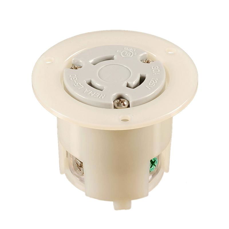 NEMA L5-30 J-518 UL Certification Socket Flanged Industrial Socket NEMA Socket