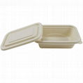 lunch boxe bento leakproof biodegradable food packing corn strach box