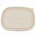 take away bento box meal container biodegradable fast food lunch boxes with lid 1