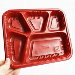 Take Away Plastic Meal Prep Container To Go Disposable Packaging Lunch Box