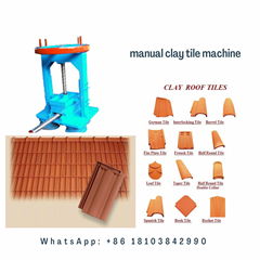 Zonshare manual clay tile making machine