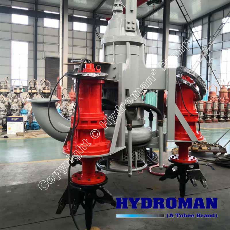 Hydroman® Electric Submersible Slurry Pump with Head Cutters
