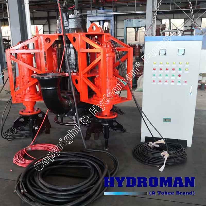 Hydroman® Electric Submersible Slurry Pump with Head Cutters 3