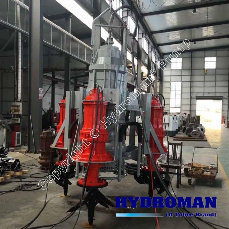 Hydroman® Electric Submersible Slurry Pump with Head Cutters 4