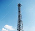 Hot Dip Galvanized Mobile Phone Signal Bts Telecommunication Tower