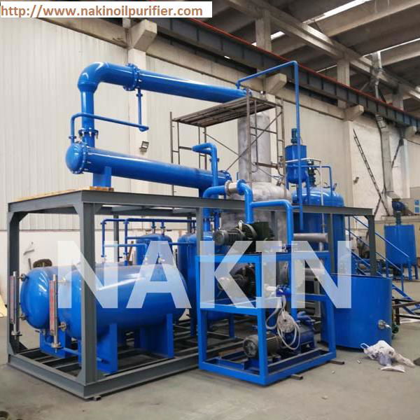 Manufacturer Small Oil Refinery Plant Lubricant Oil Recycling Machine distiller