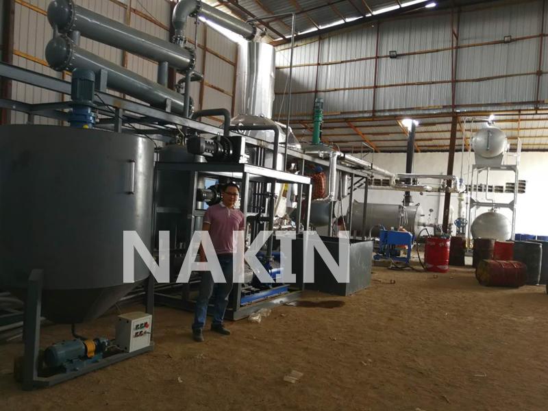 Manufacturer Small Oil Refinery Plant Lubricant Oil Recycling Machine distiller 5