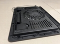 Classic design plastic material laptop cooling pad with mini fan 4