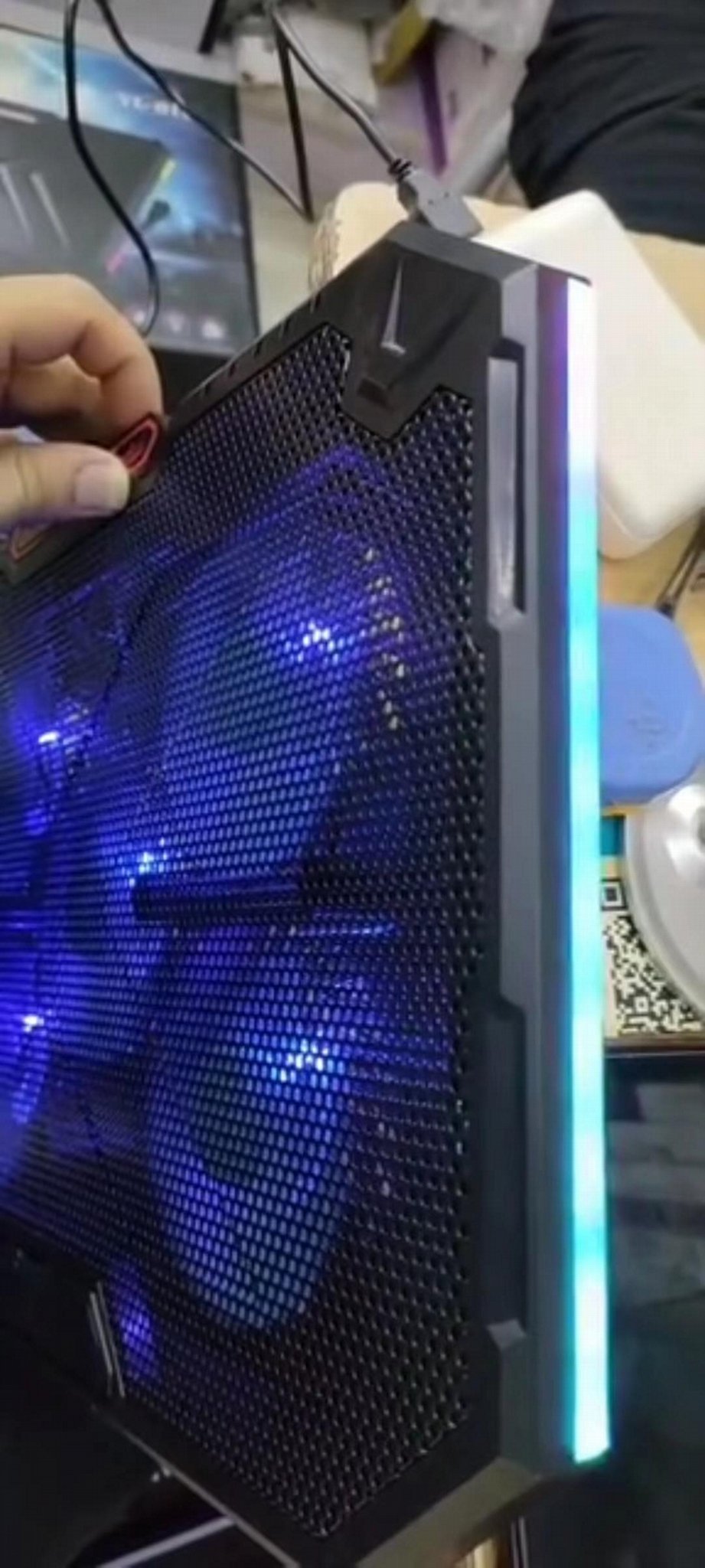 2 fan  build in gaming cooler cooling  laptop pad 1