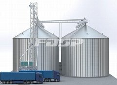 Steel Silo Engineering   |   Grain Industry Silo 8-4000T Corn Silo Storage Proje