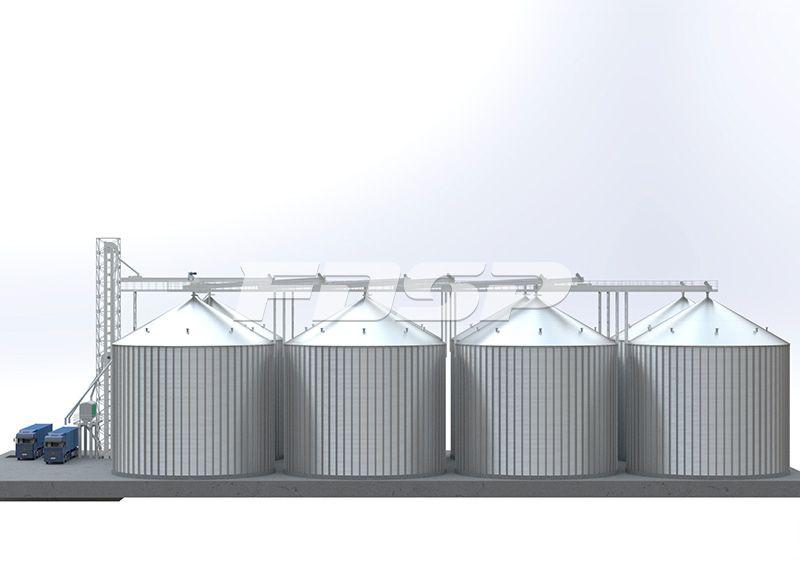 Steel Silo Engineering   |   Grain Industry Silo 8-4000T Corn Silo Storage Proje 2