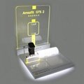 磨砂黑色亞克力LED發光手錶展示道具智能手錶展示台展台 1