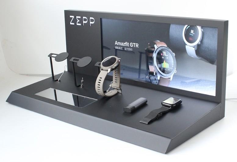 磨砂黑色亚克力LED发光手表展示道具智能手表展示台展台 3