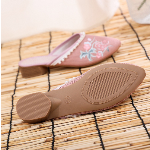 women fashion embroidered shoes,casual shoes,slipper shoes 3