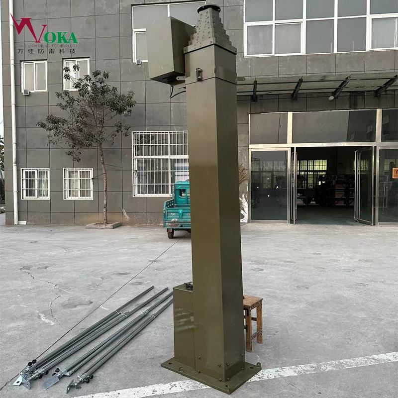 15米電動昇降杆 承重50kg監控昇降桅桿 方形自鎖絲槓桿 2