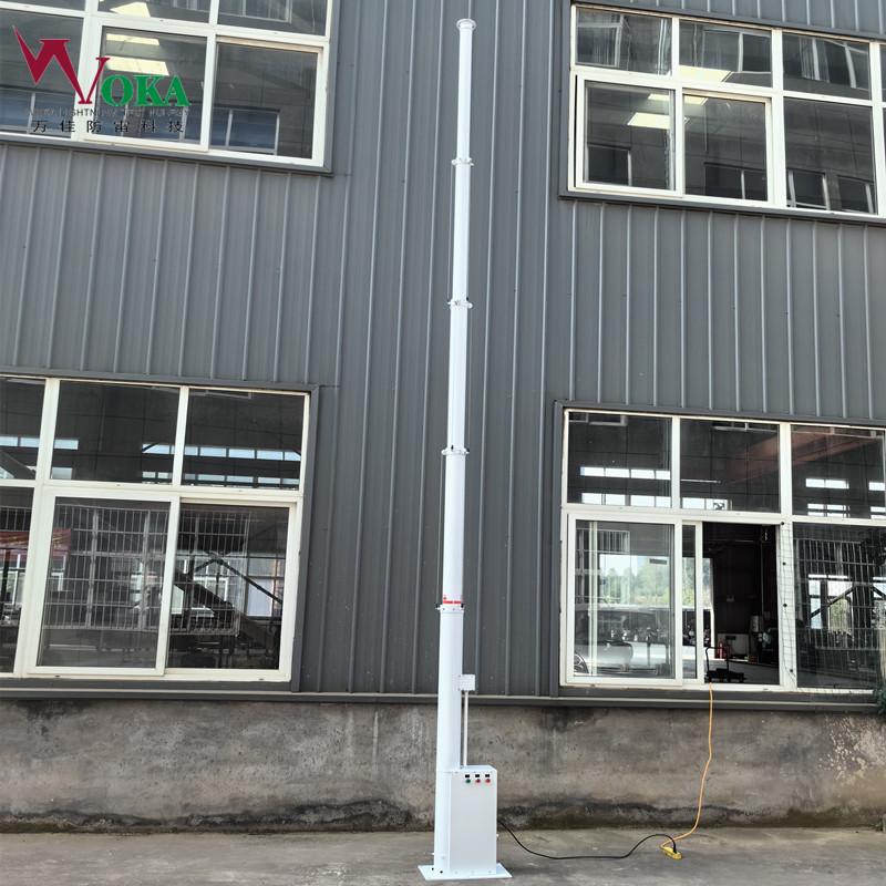 15米電動昇降杆 承重50kg監控昇降桅桿 方形自鎖絲槓桿 4