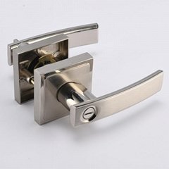 Privacy Door Lever Handle lock ,keyless Locking Door Handle Set