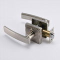 Privacy door lever, Satin Nickel door knob door handle 3