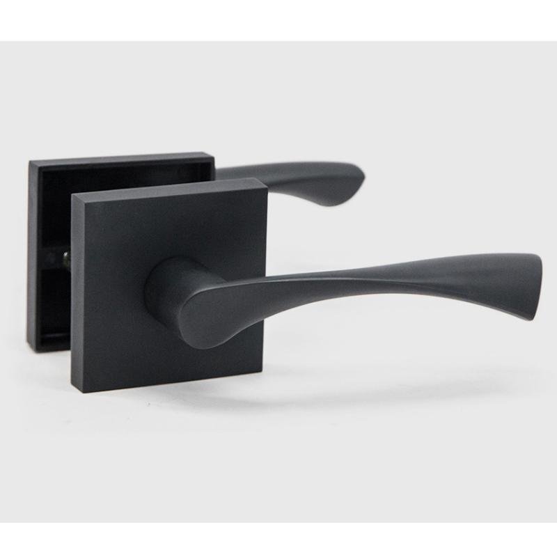Door lever handle with Traditional Wave style lever door knob handle pull lock  1