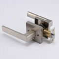 Heavy Duty high Garde door Handle with interior knob Unique push-button 3