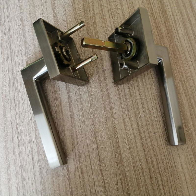 Contemporary door Lever Handle with Slim Square Design for Fast open function 2