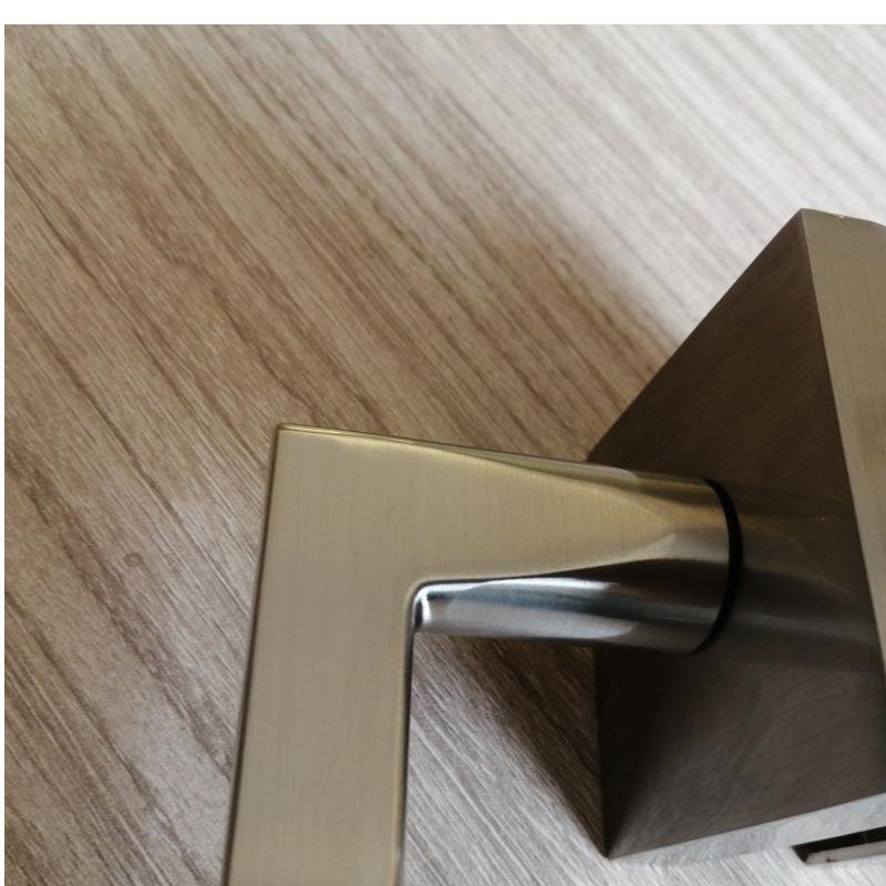 Contemporary door Lever Handle with Slim Square Design for Fast open function 3