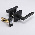 Contemporary Exterior Entry Door Handle Matte Black 3