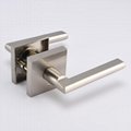 Privacy Lever Door Handle Lock Keyless Lock, Easy Open Locking Set 1